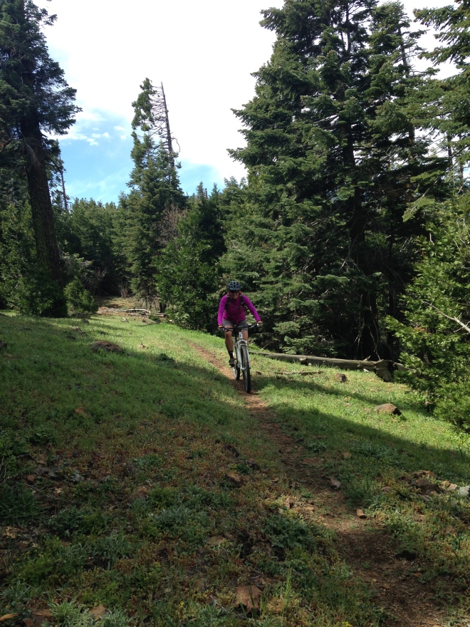 Amelia on the beautiful Unal Trail.